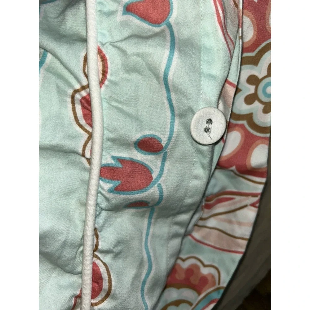 Serena & Lily Annabel Duvet Cover Only painterly bird and floral pattern Twin